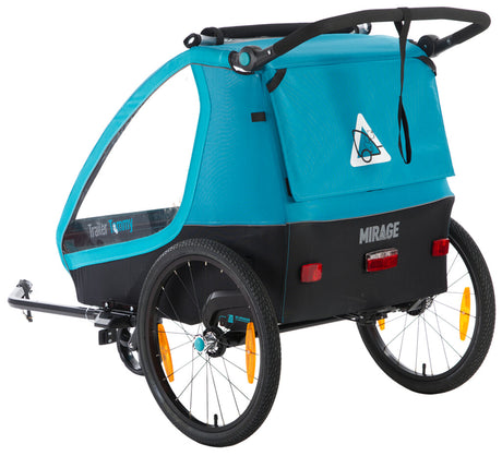 Mirage Tommy Children's Bike wózek - aluminiowa ramka, Wielvering, 3 -punkt Gordel, Blue, 2021