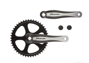 Miranda Cranket Beta1 plus 44 tands 3 32 STALOWA CRANK ALU BLACK