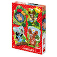 Puzzle Dinotoys - Kret i jego przyjaciele - 4 x 12 elementów