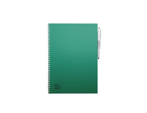 Moyu nadmiar notebooka - twarda okładka A4 - Forest Green