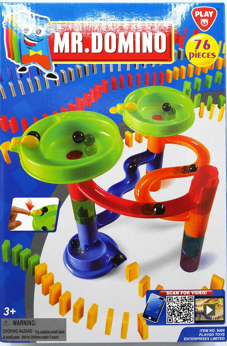 Playgo - gra w marmurki i domino w 1 zestawie