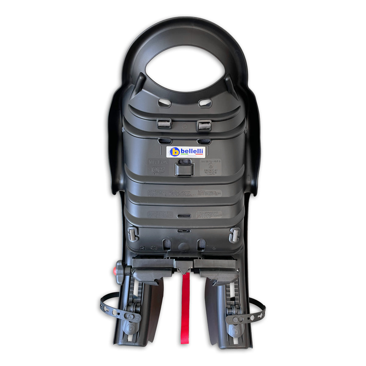 Fotelik rowerowy Bellelli z luksusowym zaciskiem Mr. Fox