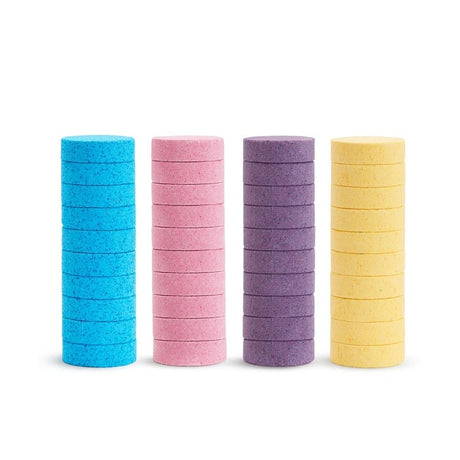 Munchkin tabletki musujące do kąpieli - kolorowe bomby uzupełnienie - 40 sztuk tabletek musujących - tabletki musujące do kąpieli - przeznaczone do użytku z laboratorium colormix i kolorownikami