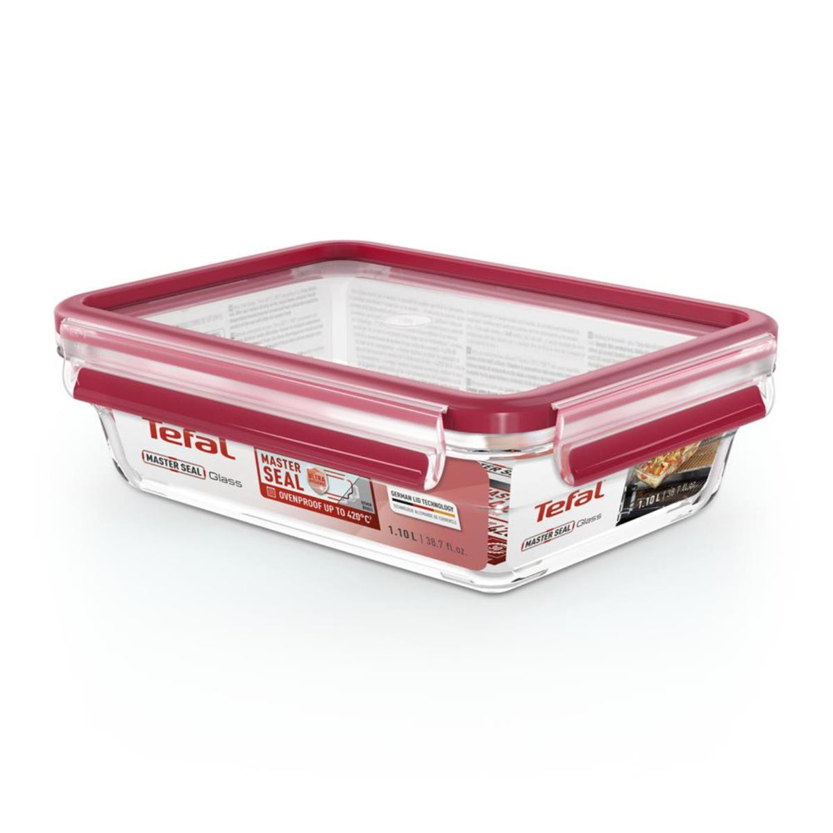 Szklanka Tefal Master Seal 800ml prostokątna
