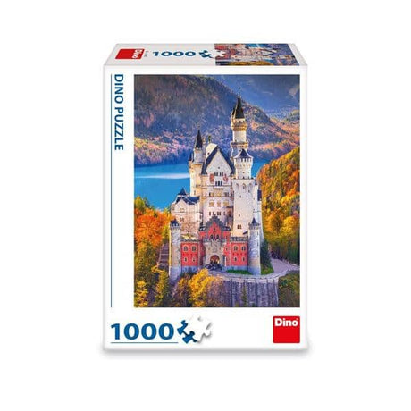 Puzzle Dinotoys Dino - Zamek Neuschwanstein Niemcy - 1000 elementów