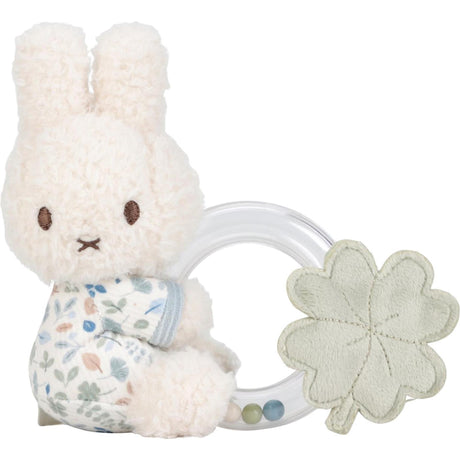 Tiamo miffy x Little Dutch - grzechotka pierścieniowa - szczęśliwe liście