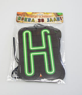 Girlanda neonowa Paperdreams 5m - hurra 30 lat!