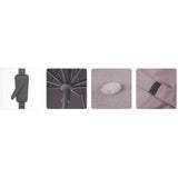 Madison parasol paros twist-up 300cm ecru