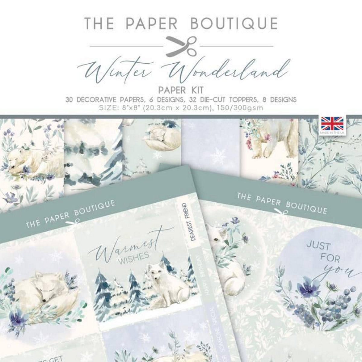 Butik papierowy • Zestaw papierów Winter Wonderland