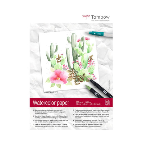 Tombow • Papier akwarelowy blokowy