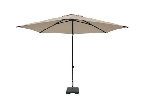 Madison Parasol mykanos push-up okrągły 250 cm z funkcją odchylania 100% poli ecru