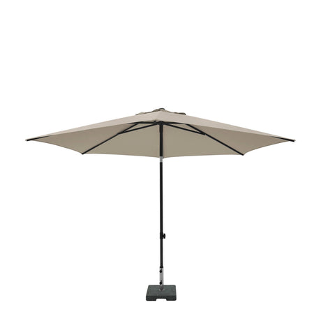 Madison Parasol elba push-up okrągły 300 cm z funkcją odchylania, 100% pol ecru