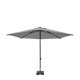 Madison Parasol elba push-up okrągły 300 cm z funkcją odchylania 100%pol jasnoszary