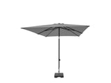 Madison parasolka moraira push-up quad. 230x230cm z funkcją odchylania, kolor szałwiowy