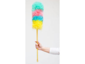 Miotełka z piórkiem z wysuwaną rączką 80-110cm