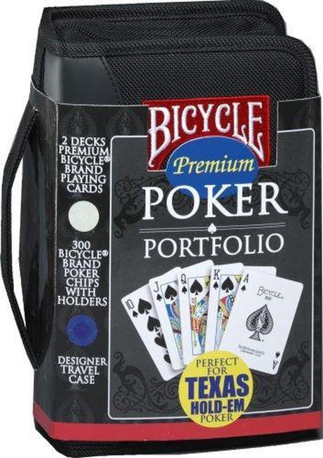 Portfolio zestawów pokerowych Selecta w etui podróżnym