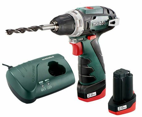 Wiertarko-wkrętarka akumulatorowa Metabo powermaxx bs basic 10,8 V 2,0 Ah w pudełku - 600984000