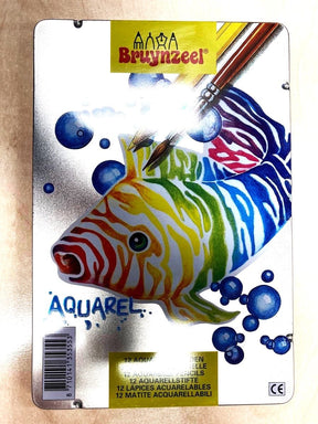 Bruynzeel - 12 kredek akwarelowych w puszce