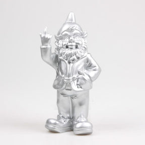 Stoobz design Stoobz gnome pierdolę cię, srebrny 16x32cm