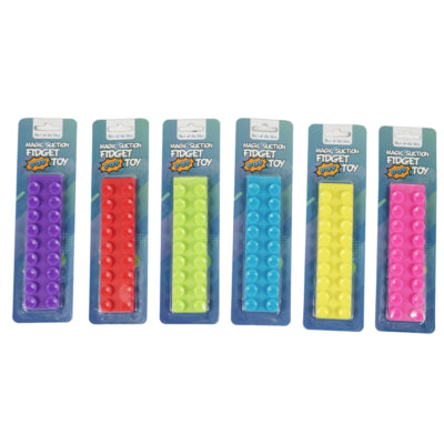 Fidget zabawka pop-it 16 cm 6 różnych | 48 sztuk
