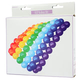 Balony DIY Amscan tęcza 13 cm 77 sztuk | 8 sztuk