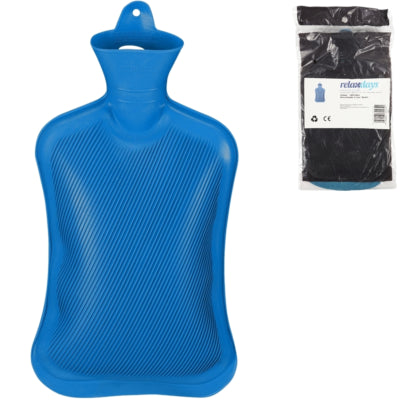 Relaxdays termofor niebieski 2 l | 6 sztuk