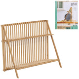 55ociekacz do naczyń bambusowy 60 cm | 4 sztuki