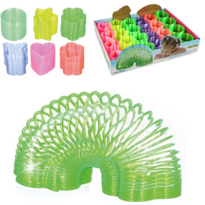 Sprężyna schodowa Eddy Toys 7 cm 6 różnych | 24 sztuki