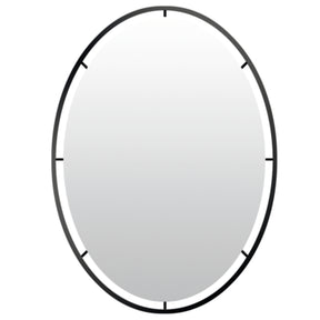 Len-fra lustro ścienne salem czarne 80 cm | 2 szt