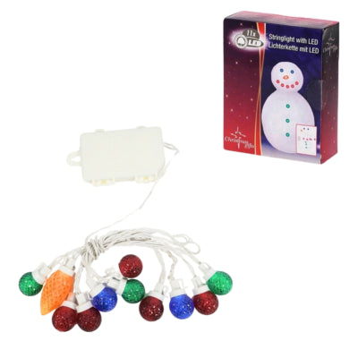 Łańcuch świetlny Snowman LED na akumulator 275 cm | 24 sztuki