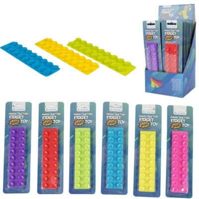 Fidget zabawka pop-it 16 cm 6 różnych | 48 sztuk