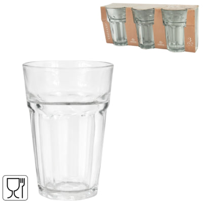 Artykuły gospodarstwa domowego szklanka do picia vega 350 ml 3 sztuki | 12 sztuk