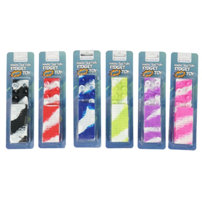 Fidget zabawka pop-it 25 cm 6 różnych | 48 sztuk