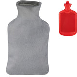 Termofor Relaxdays z pokrywką czerwonoszary 1,5 l | 12 sztuk