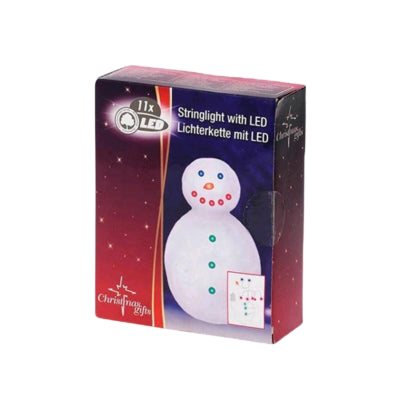Łańcuch świetlny Snowman LED na akumulator 275 cm | 24 sztuki