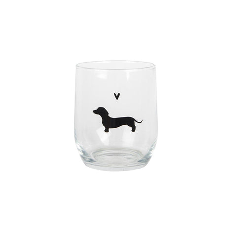 Clayre eef drinkglas tekkel 300ml ø 8x9 cm glas