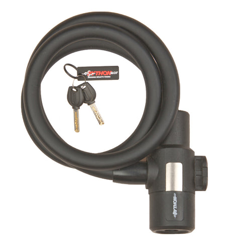 Blokada kablowa Buzaglo python lock 12mmx90cm, z uchwytem