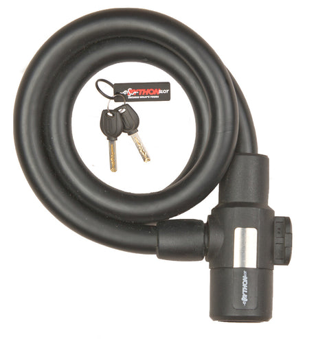 Blokada kablowa Buzaglo python lock 15mmx90cm, z uchwytem