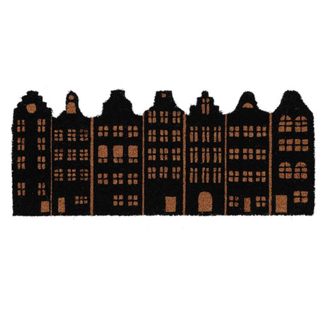 Wycieraczka Esschert Design Kokosowe domy nad kanałem 75x31cm