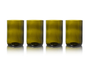 Rebottled Glass - 4 -pack - Olive