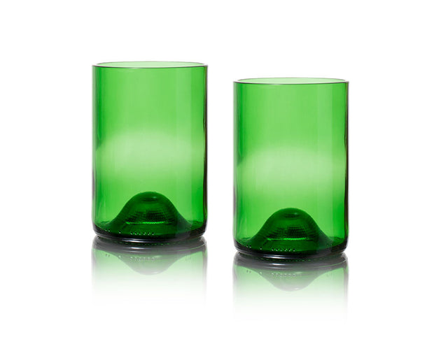 Kieliszki Rebottled - 2 -pack - zielony