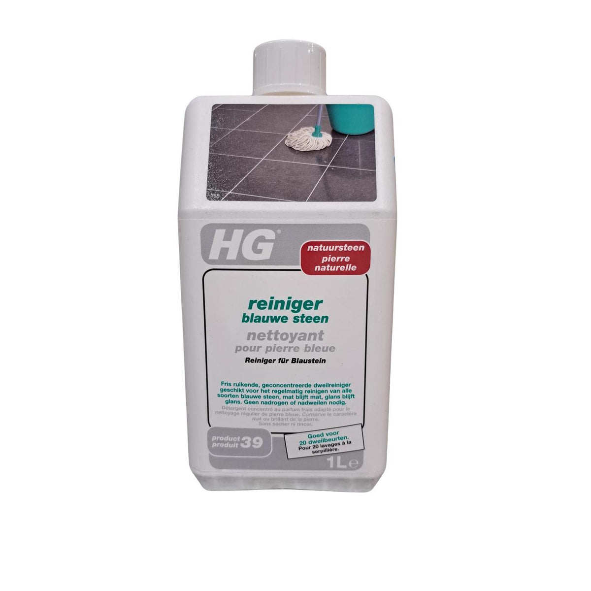 Hg niebieski środek do czyszczenia kamienia (produkt 39) 1l