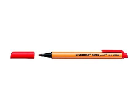 Stabilo Fineliner - Greenpoint - Red