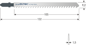 Rotec decoupeerzaag | dc230 | 2 stuks - 520.0232