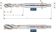 Rotec hss-e machinetap | blind | din 376 | m10 - 321.1000ce