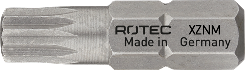 Rotec schroefbit xzn m6 | l=25 | c6.3 | basic | 2 stuks - 813.00062