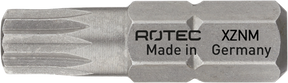 Rotec schroefbit xzn m6 | l=25 | c6.3 | basic | 2 stuks - 813.00062