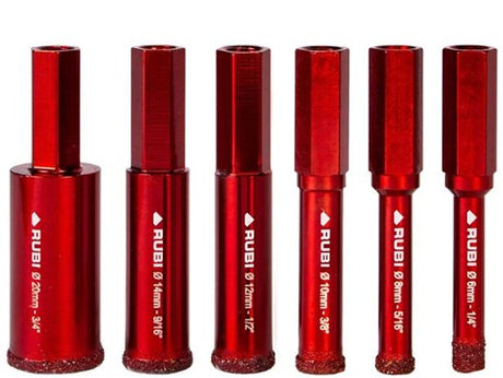 Wiertło do wosku Rubi drygres 4 wiertło sześciokątne 6 mm - 05923