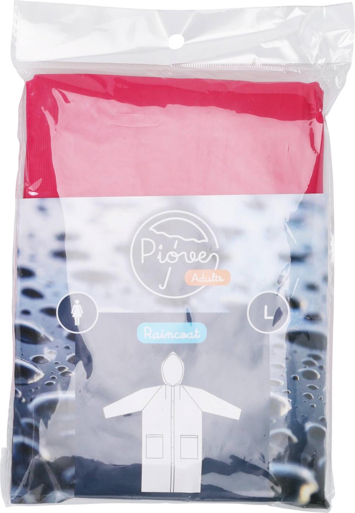 Pioneer regenjas dames lang 2 assorti kleur