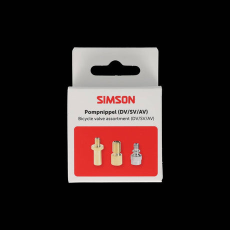 Asortyment smoczków do pompki Simson, 3-częściowy